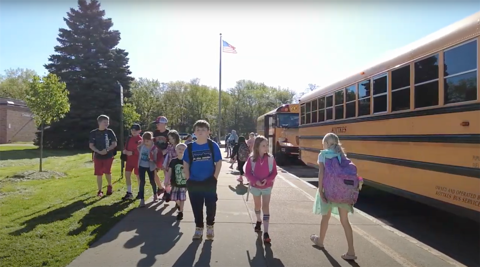 Bus drop off